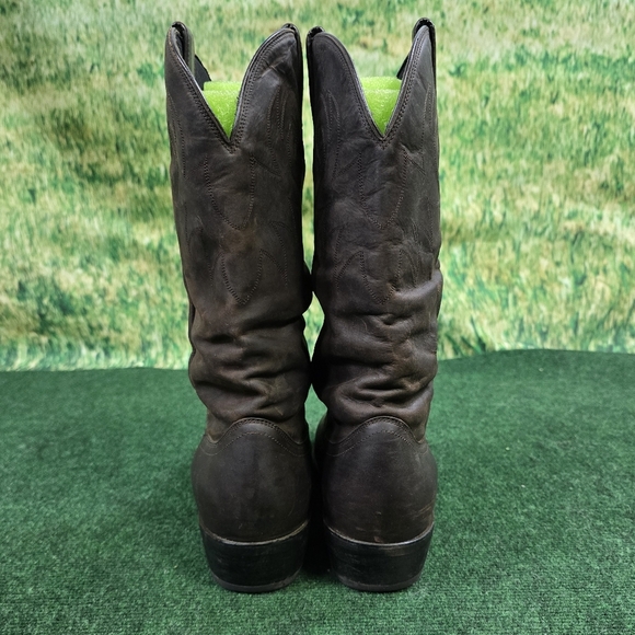 Durango | Slouchy Distressed Oil Soaked Leather Western Extra Wide Fit Boots - Picture 14 of 16